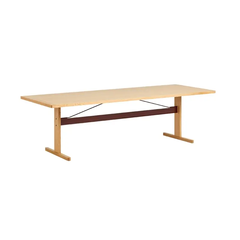 Achat Immédiat Table PASSERELLE Chêne/ bordeauxHAY
