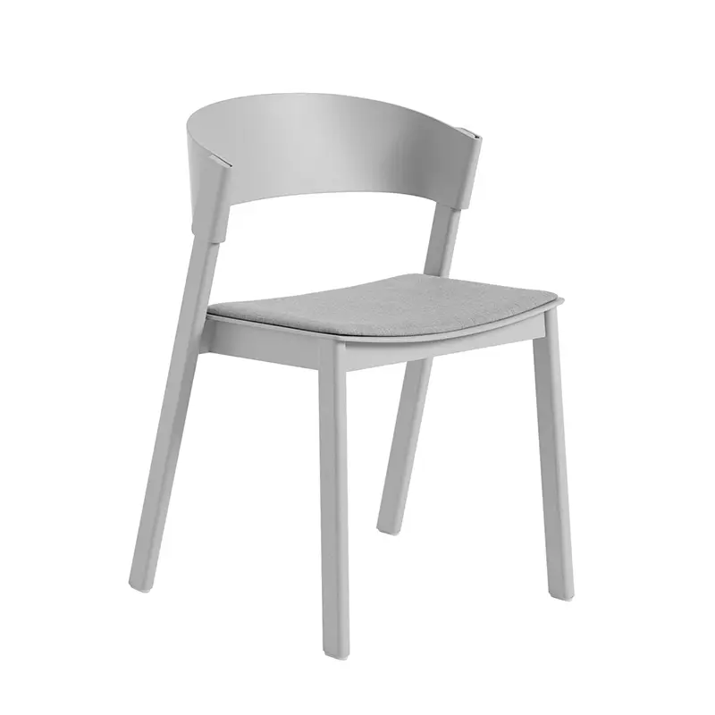 Chaise COVER SIDE CHAIR assise tissu Gris 123MUUTO Certifié