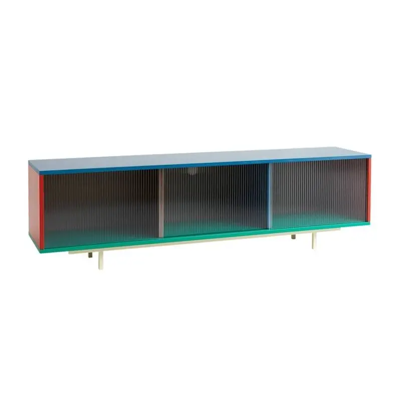 Livraison Express Storage Unit COLOUR CABINET L with glass doors Multicolour HAY
