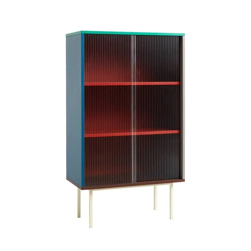 Storage Unit COLOUR CABINET TALL with glass doors MulticolourHAY Achetez Aujourd'hui