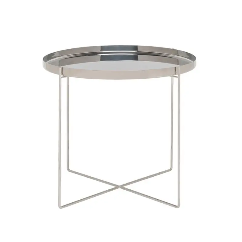 Table d'appoint guéridon CM05 HABIBI Ø 57 x H 47 InoxE15 Remise