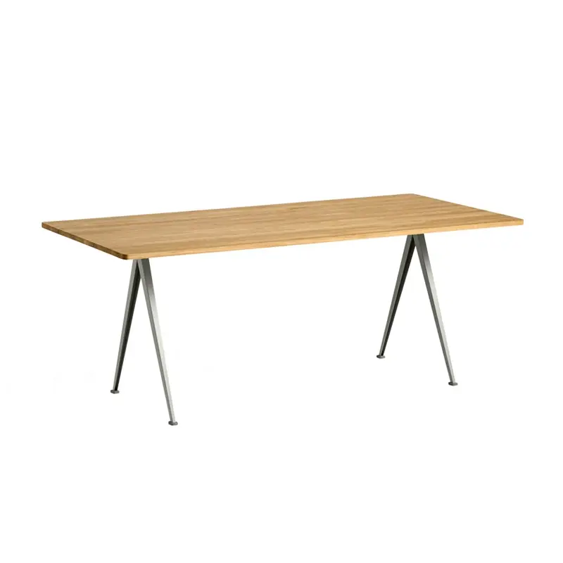 Table PYRAMID 02 Chêne laqué/ beigeHAY Prix Bas