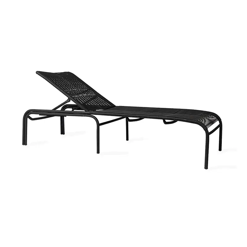 Bain de soleil, chaise longue et hamac Bain de soleil LOOP NoirVINCENT SHEPPARD Prix Cassé