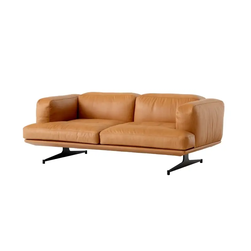 Achat Immédiat Sofa INLAND AV22 leather Cognac leatherAND TRADITION