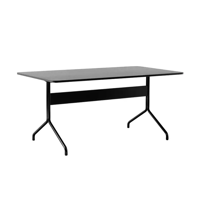 Dining Table PAVILION AV18 Black oak/ blackAND TRADITION Pas Cher