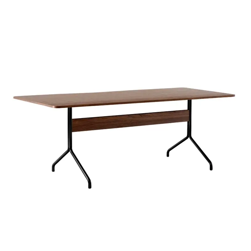 Dining Table PAVILION AV19 Walnut/ blackAND TRADITION Nouveauté