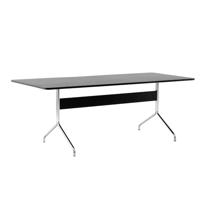 Meilleur Prix Dining Table PAVILION AV19 Black oak/ chromeAND TRADITION
