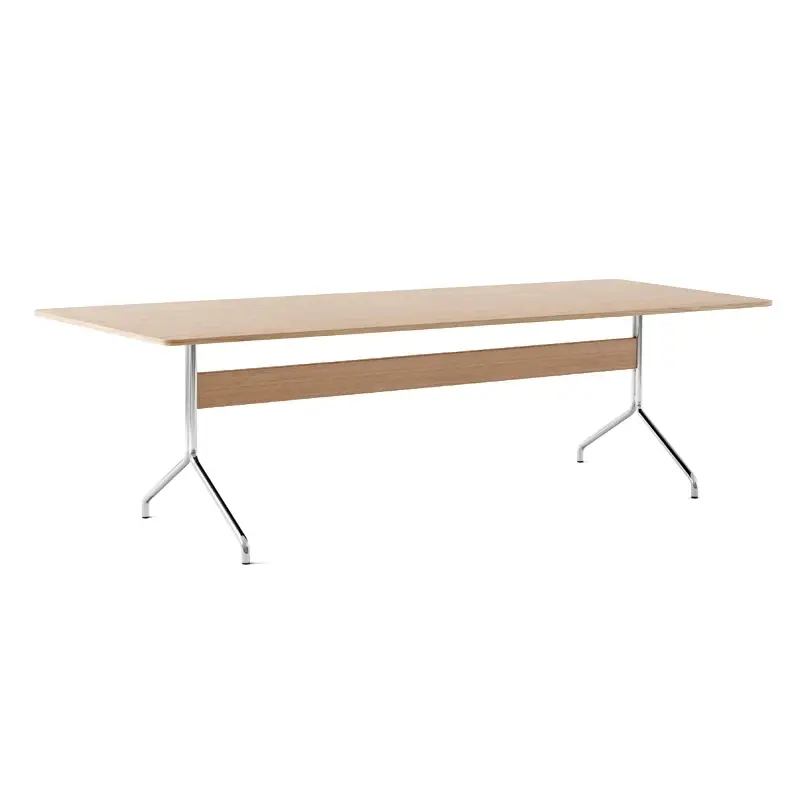 Dining Table PAVILION AV24 Oak/ chromeAND TRADITION Authentique