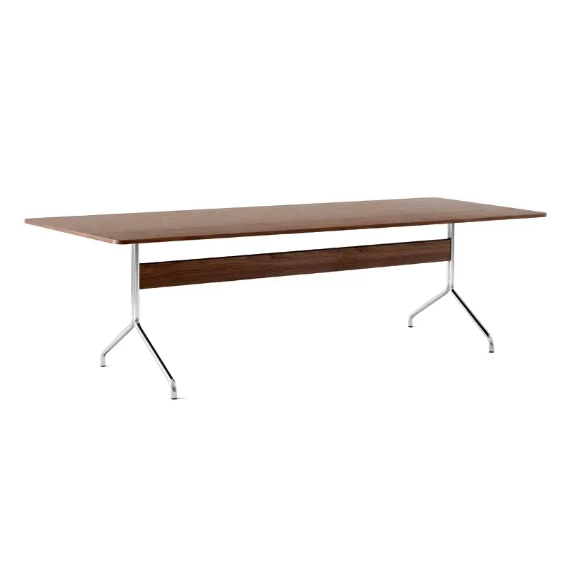 Offre Exclusive Dining Table PAVILION AV24 Walnut/ chromeAND TRADITION