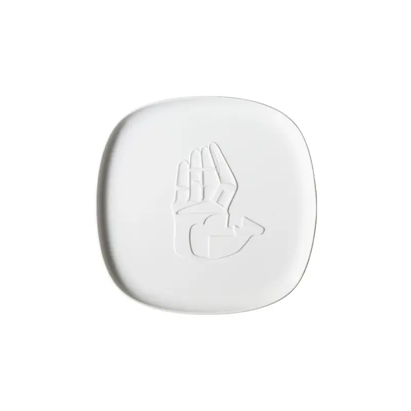 Satisfait Ou Remboursé Tray, Dish Tray CHANDIGARH La Main Ouverte WhiteCASSINA