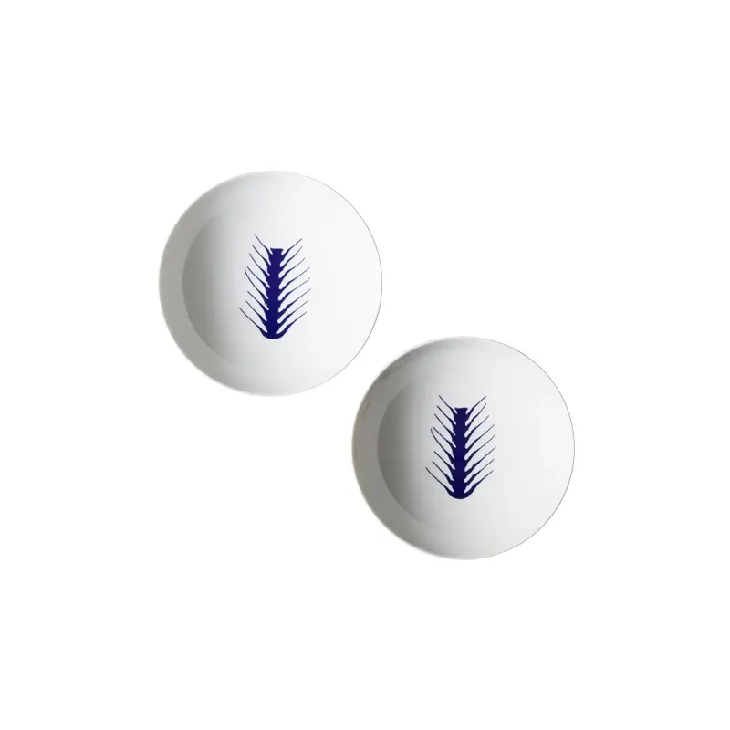 Plate Set of 2 soup plates Ø 20 LE MONDE DE CHARLOTTE PERRIANDCASSINA Super Prix