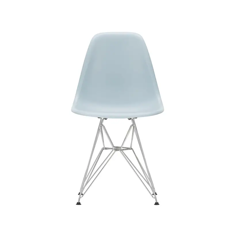Chaise EAMES PLASTIC CHAIR DSR Pieds Tour Eiffel Gris bleuté REVITRA Super Prix
