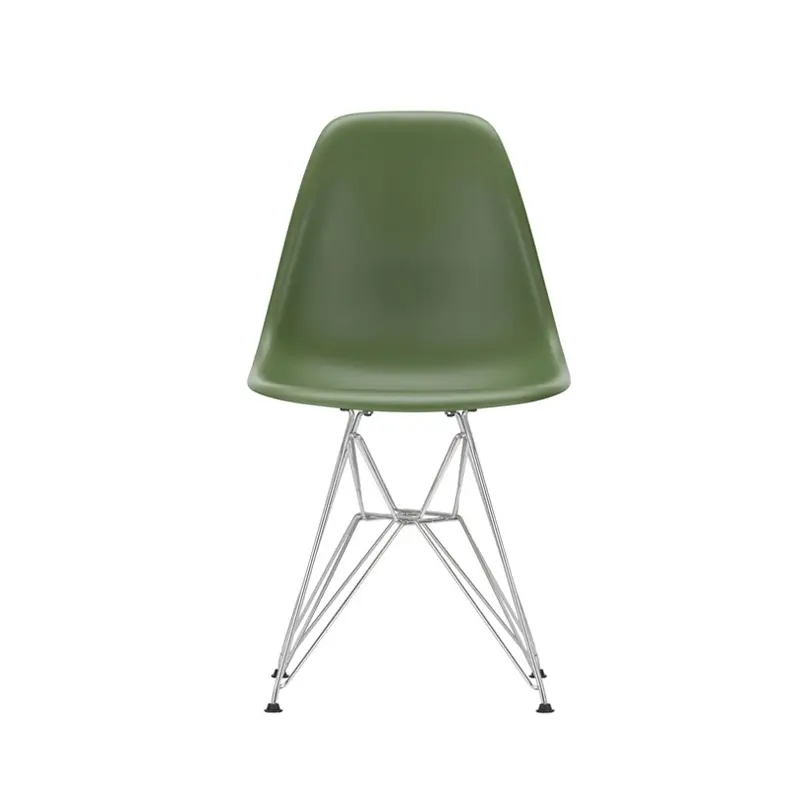Bon Plan Dining Chair EAMES PLASTIC CHAIR DSR Eiffel Tower Feet Forest REVITRA