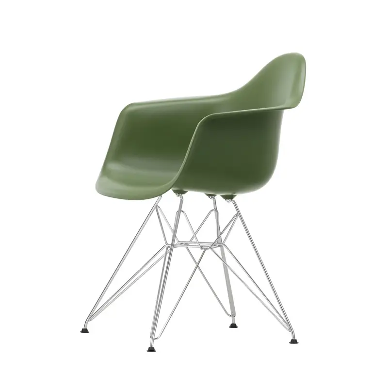 Produit De Marque Dining Chair EAMES PLASTIC ARMCHAIR DAR feet Eiffel Tower Forest REVITRA