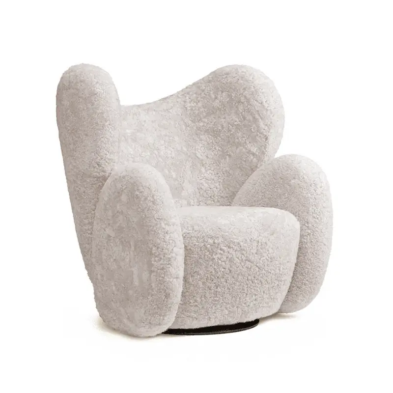 Easy chair BIG BIG Sheepskin Sheepskin off-whiteNORR11 Marque