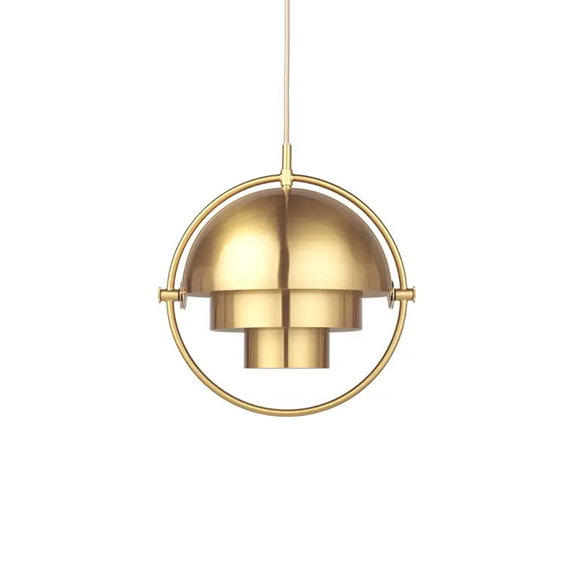 Retour Gratuit Pendant Light MULTI-LITE Small BrassGUBI