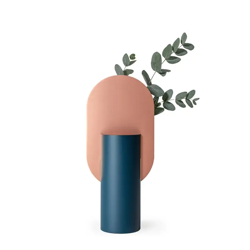 Nouveauté Vase Vase GENKE CS2 Bleu océan et cuivreNOOM HOME