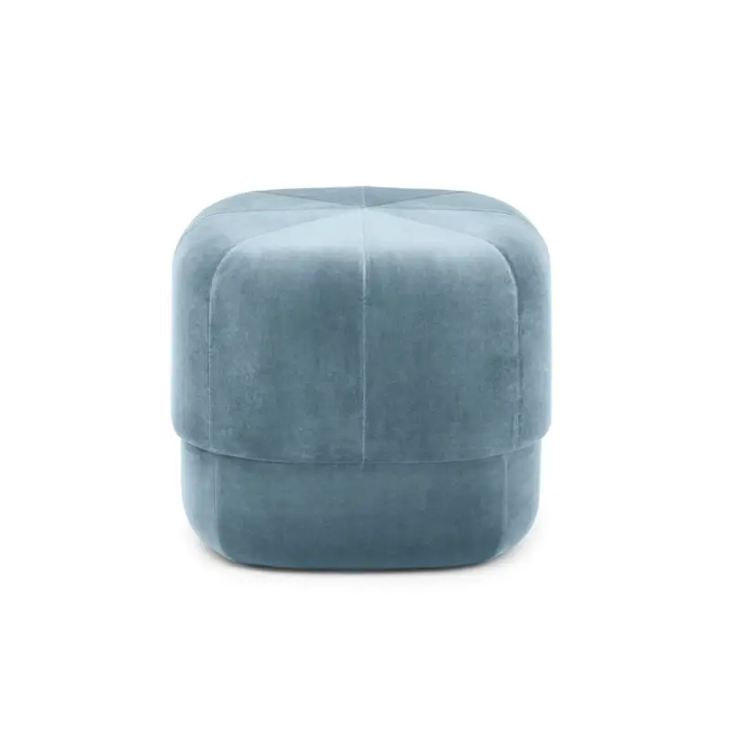 Commande En Gros Pouf CIRCUS Small Velours bleu clairNORMANN COPENHAGEN