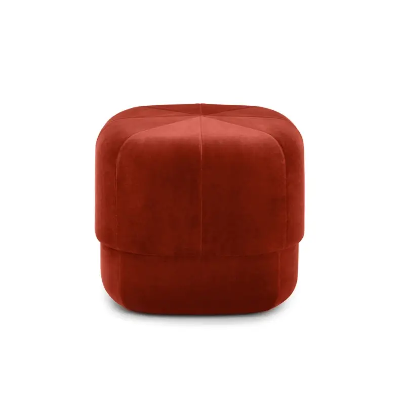 Pouf CIRCUS Small Velours rouilleNORMANN COPENHAGEN Soldes