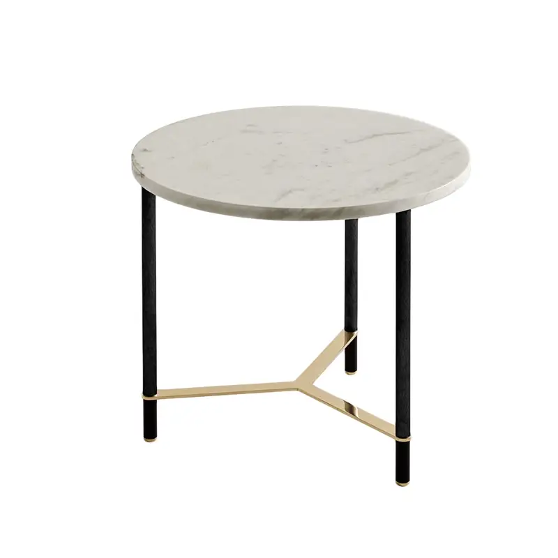 Must-Have Coffee Table COOKIES CIRCLE S Marble Calacatta Vagli OroGALLOTTI & RADICE
