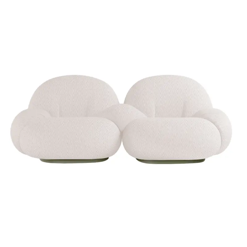 Sofa PACHA 2-seater with middle armrest Chevron Chevron Outdoor 002GUBI Acheter En Ligne