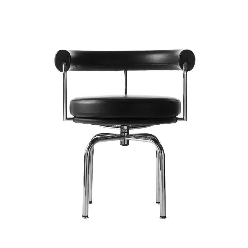 Meilleur Prix Dining Chair LC7 swivel BlackCASSINA