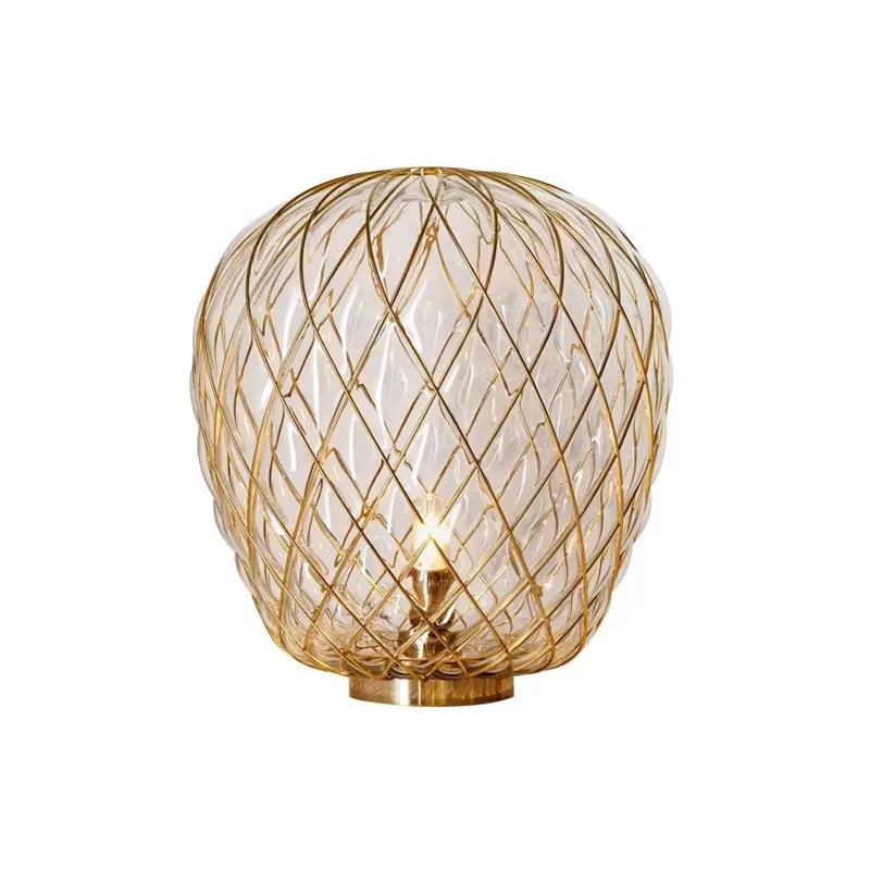 Lampe à poser PINECONE Large Or/ transparentFONTANA ARTE Achetez Aujourd'hui