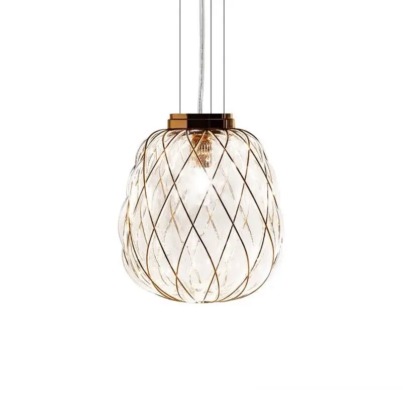Suspension PINECONE Medium Or/ transparentFONTANA ARTE Promotion Saisonnière