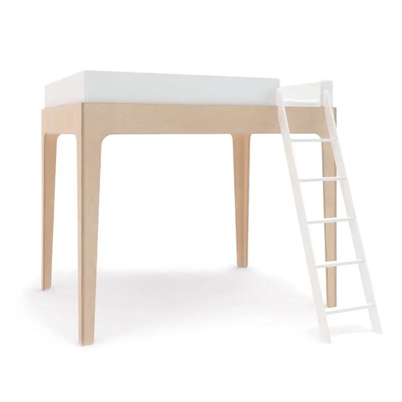Certifié Bed PERCH loft bed White/birchOEUF NYC