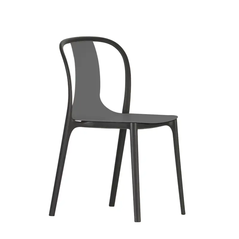 Dining Chair BELLEVILLE Basalt plastic CHAIRVITRA Prix Bas