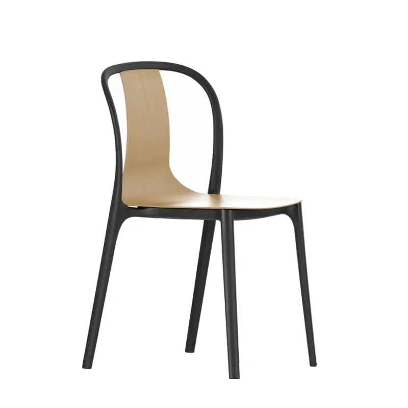 Nouveauté Chaise BELLEVILLE CHAIR bois Chêne naturelVITRA