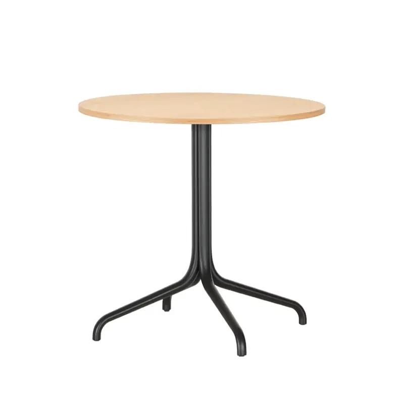 Dining Table BELLEVILLE Ø79 Natural oakVITRA Top Vente
