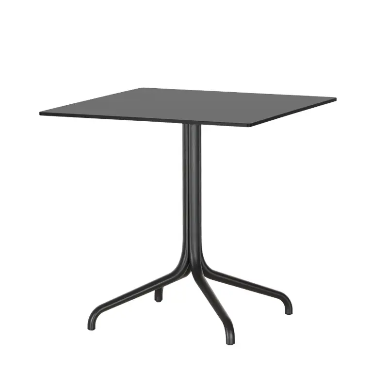 Satisfait Ou Remboursé Table extérieure BELLEVILLE OUTDOOR 75x75 NoirVITRA