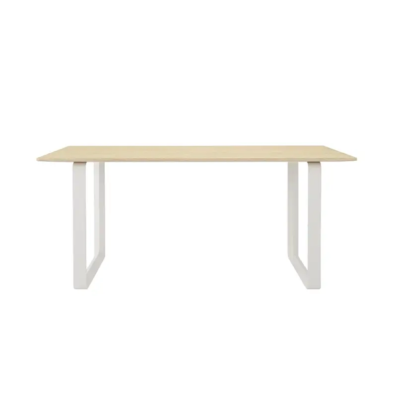 Table 70/70 Chêne massif Chêne/ blancMUUTO Solde