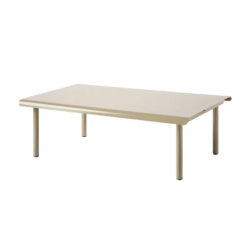 Top Vente Outdoor Coffee Table PATIO coffee table 110×70 Grey beigeTOLIX