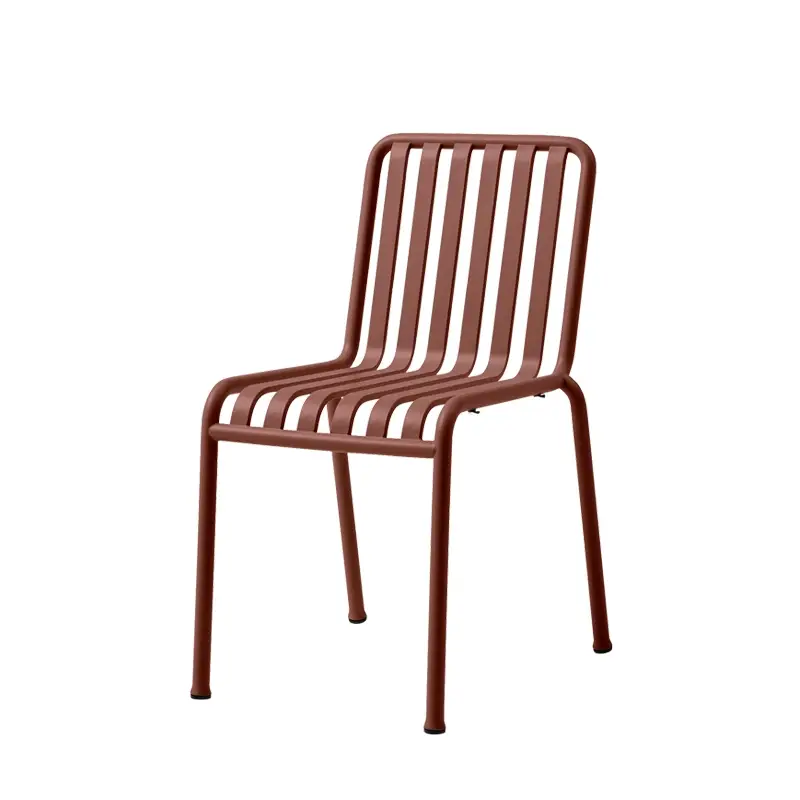 Réduction Outdoor Chair and Small Lounge Chair PALISSADE Iron redHAY