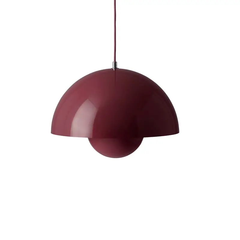 Pendant Light FLOWERPOT VP7 Dark plumAND TRADITION Soldes