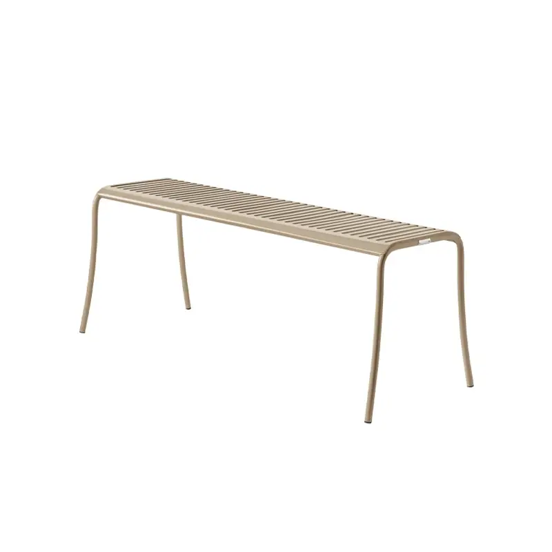 Commander Vite Banc extérieur Banc PATIO LAMES Beige grisTOLIX