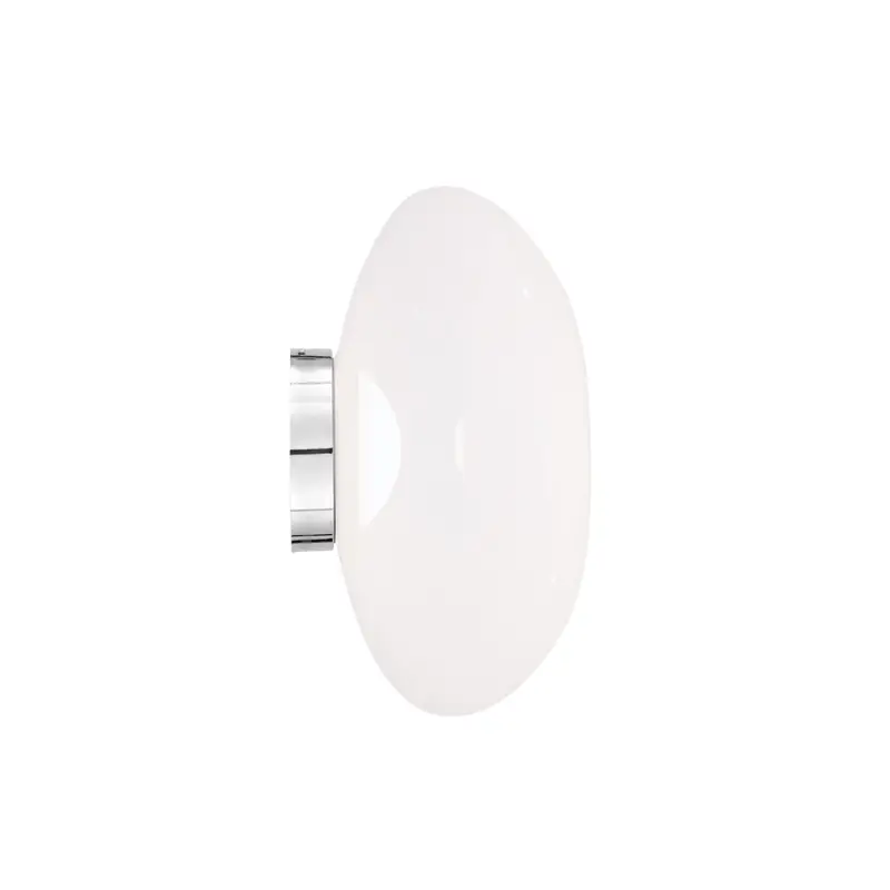 Usine Directe Wall light MELT SURFACE LED Opaline/ chromeTOM DIXON