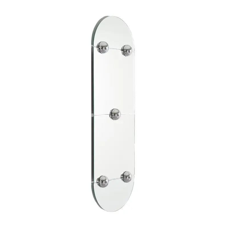 Mirror Mirror SPHERA OBLONG L SilveredMOUSTACHE Offre Spéciale