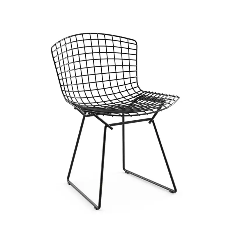Outdoor Chair and Small Lounge Chair BERTOIA OUTDOOR BlackKNOLL Vente Directe