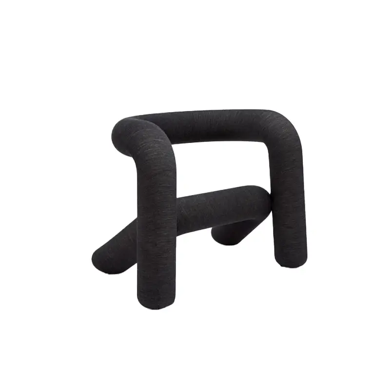Usine Directe Fauteuil EXTRA BOLD Mélangé noir écruMOUSTACHE