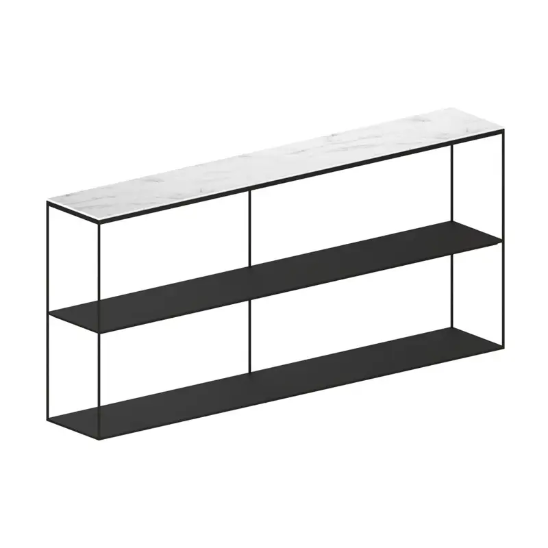 Etagère SLIM MARBLE SIDEBOARD Marbre Carrara blancZEUS Vente Directe