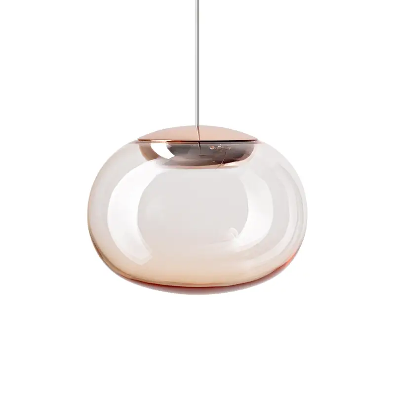 Meilleure Vente Suspension LA MARIÉE Cuivre/Verre roseSTILNOVO