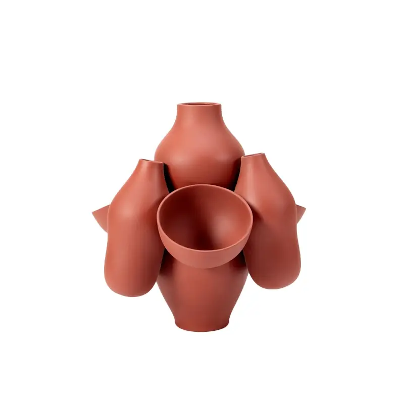 Vase Vase ALLPA TerracottaMOUSTACHE Meilleur Choix