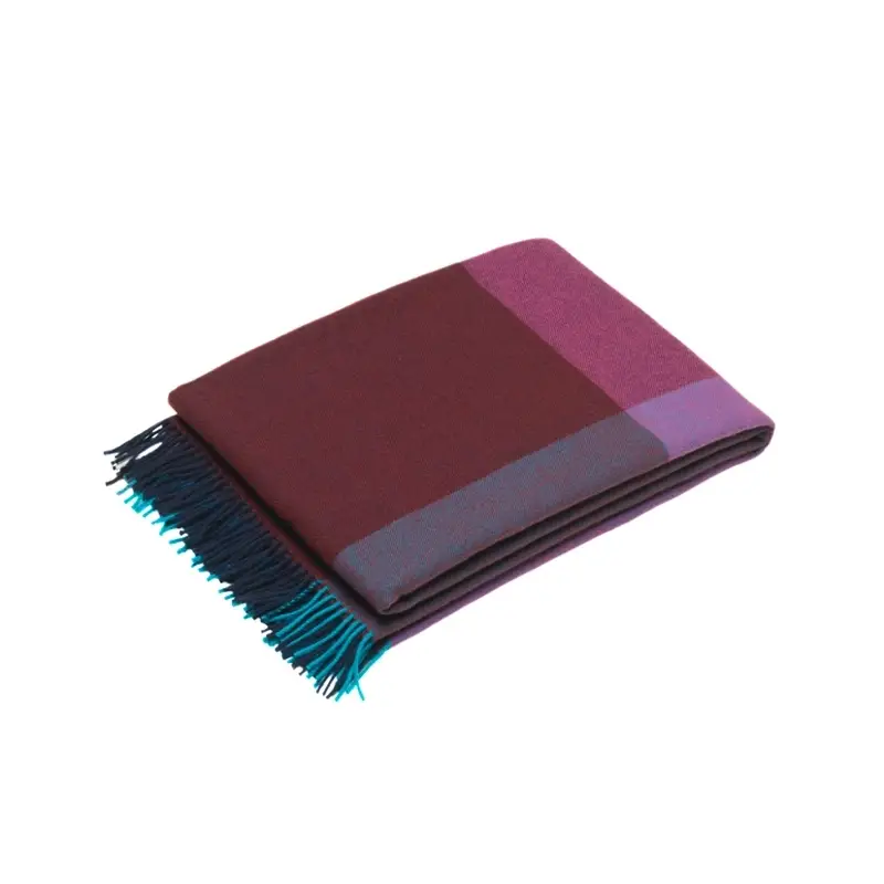 Throw COLOUR BLOCK Throw Bordeaux, blueVITRA Promotion Saisonnière