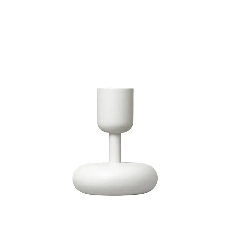 Nouveauté Candle Holder, Candlestick and Candle Candleholder NAPPULA H 10 WhiteIITTALA