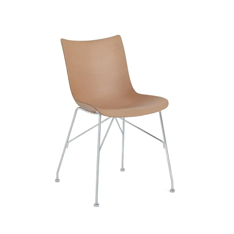 Dernière Chance Chaise P/WOOD Bois clair/ chromeKARTELL