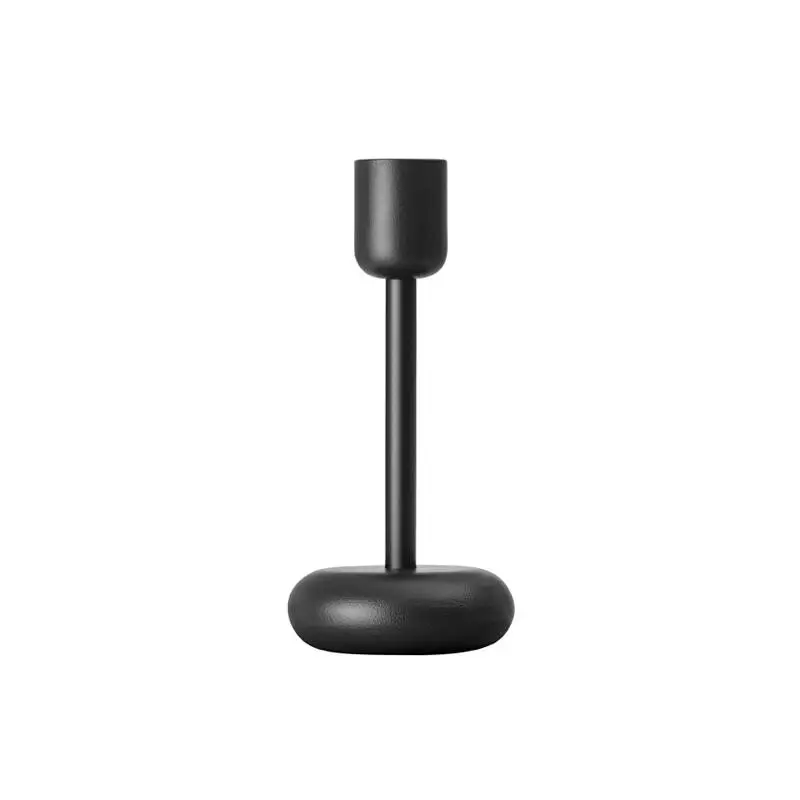 Expédition Rapide Candle Holder, Candlestick and Candle Candleholder NAPPULA H 18 Dark greyIITTALA