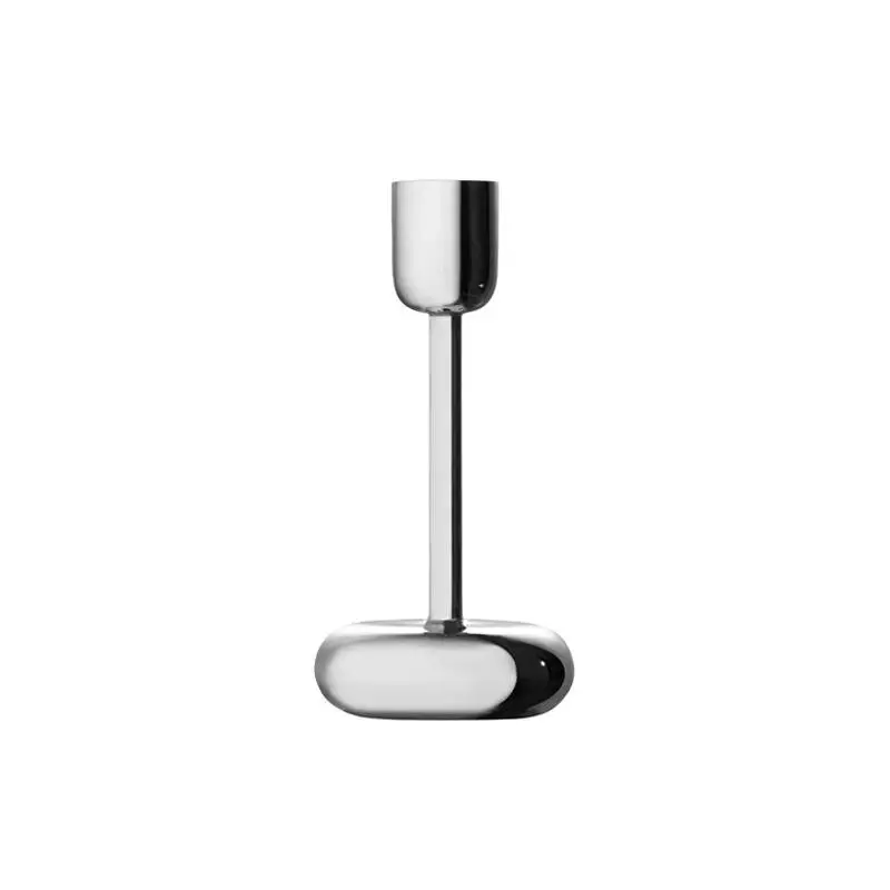 Photophore, bougeoir et bougie Bougeoir NAPPULA H 18 AcierIITTALA Prix Choc